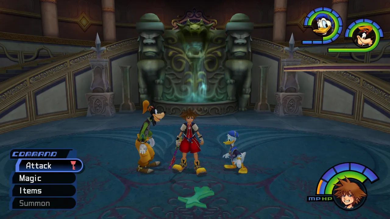 Hollow Bastion Entrance Hall Emblem Piece (Statue)